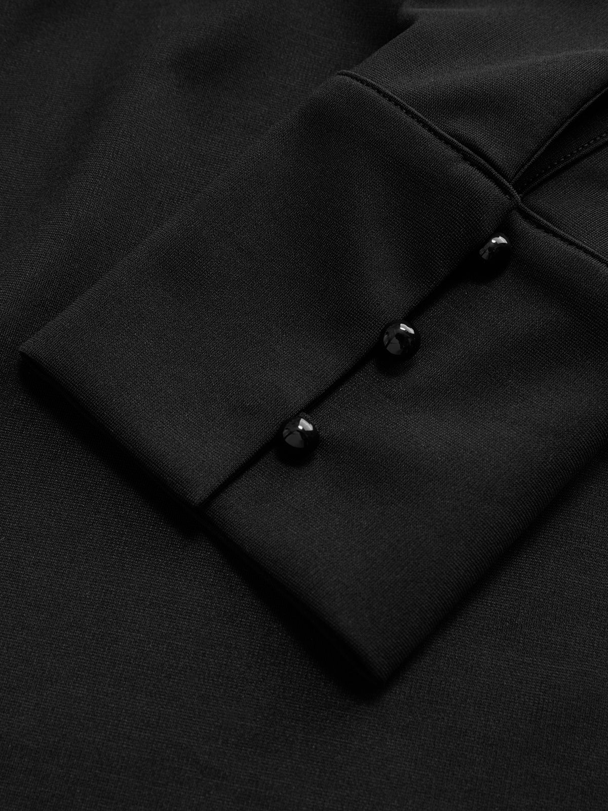 Belted Midi Dress with Contrast Pocket Detail - Image 5