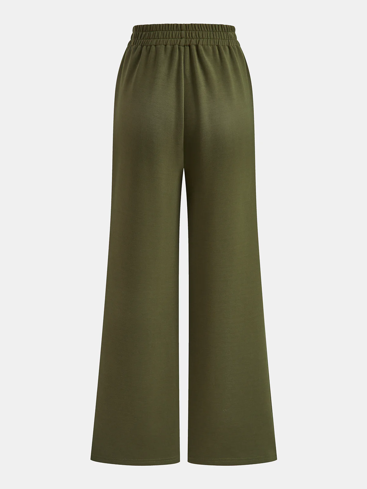 Belted Peplum Top & Wide-Leg Pants Set - Image 5