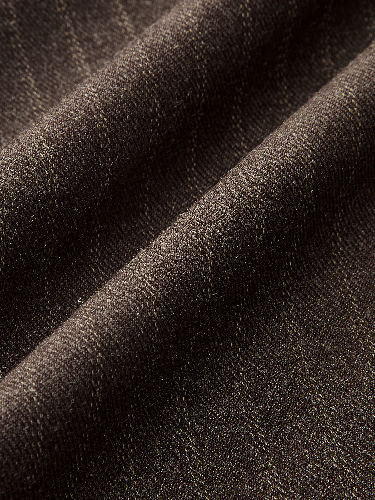 Belted Pinstripe Mid-Waist Wide-Leg Pants - Image 3