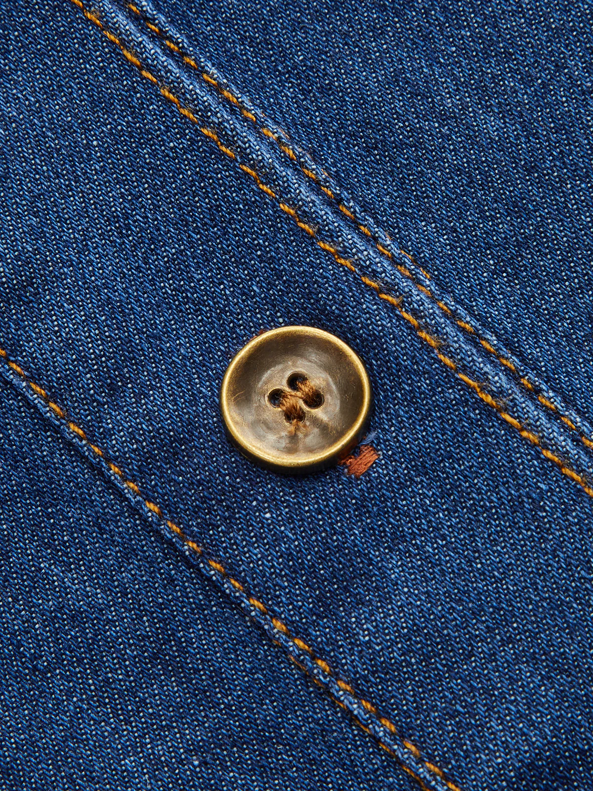 Belted Short Sleeve Denim Shirt Dress - Image 4