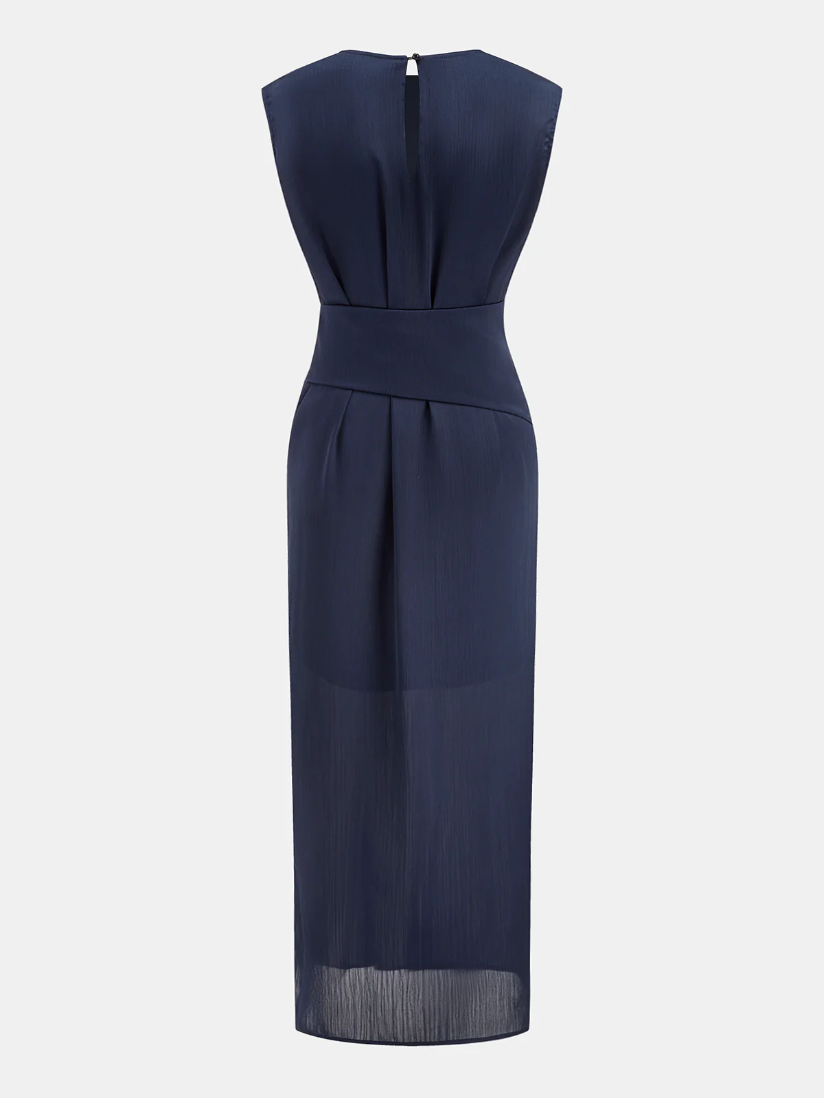 Belted Sleeveless Midi Dress - Image 3