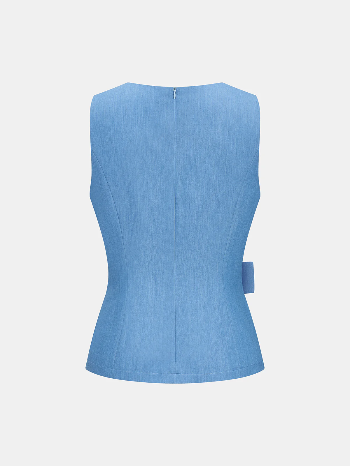 Belted Sleeveless Top & Wide Leg Pants Set - Image 3