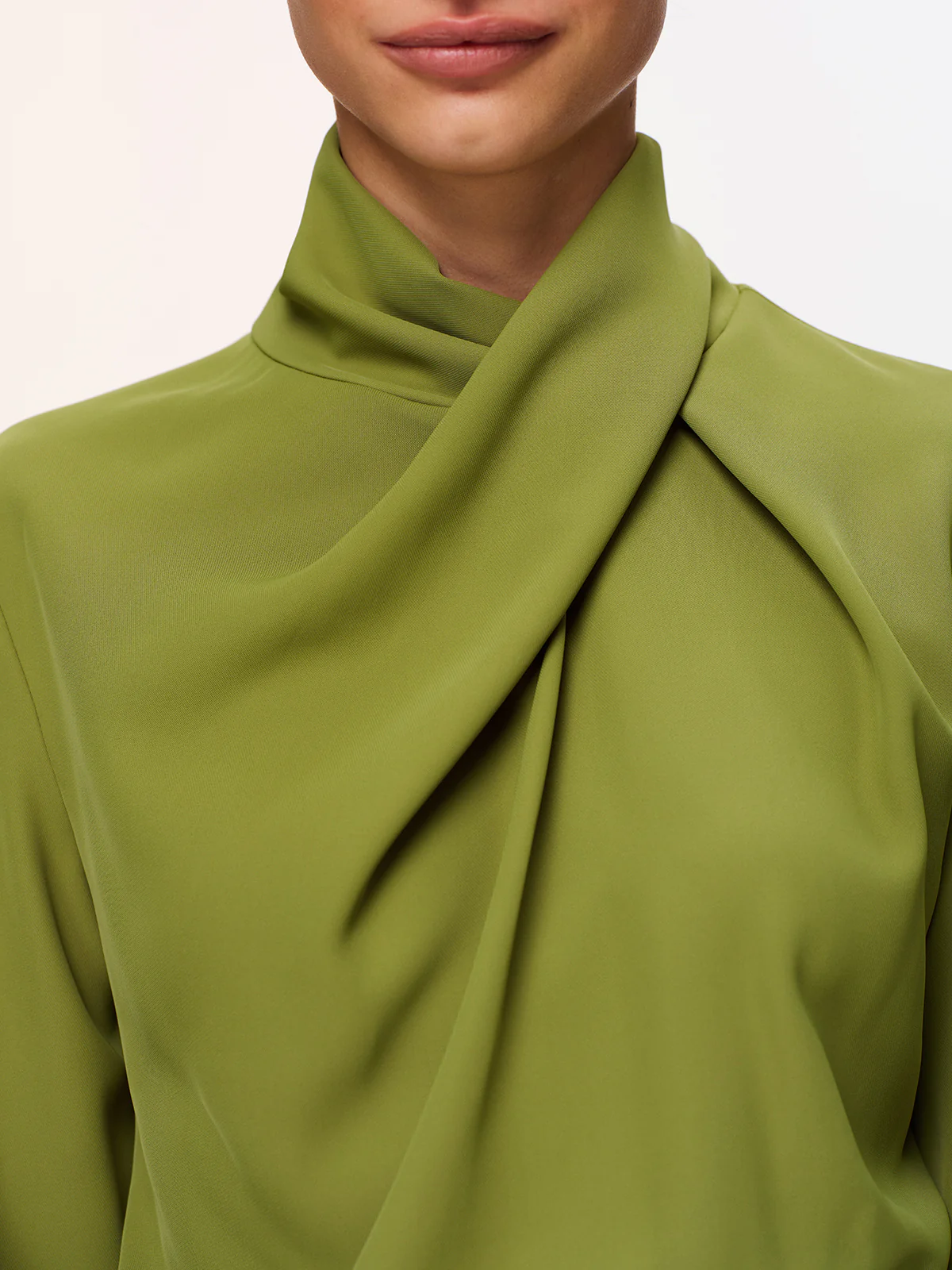 Belted Twist-Neck Wide-Leg Jumpsuit - Image 5