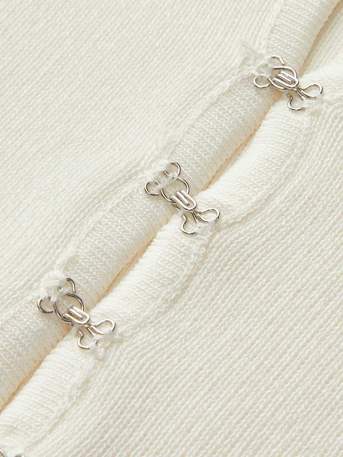 Belted V-Neck Knit Cardigan - Image 4