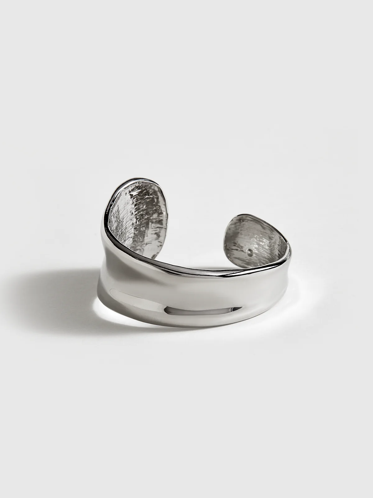 Black Stone Cuff Bracelet - Image 3
