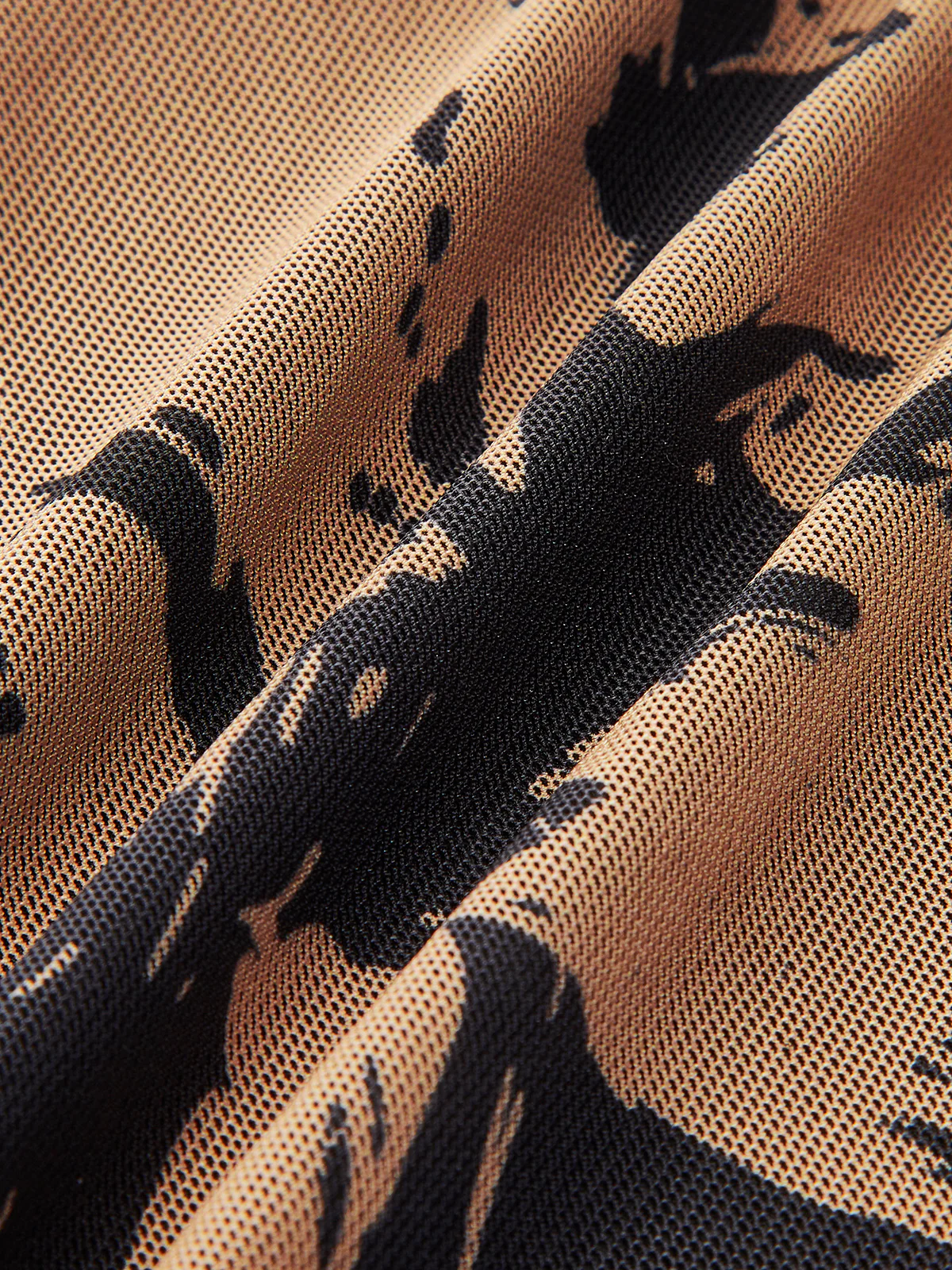 Boheme Printed Cowl Neck Floral Dress - Image 8