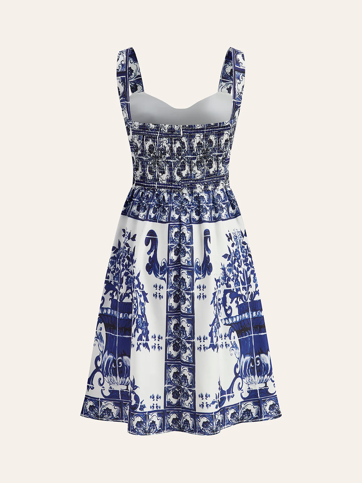 Boho Floral Print Ruffle Dress - Image 2