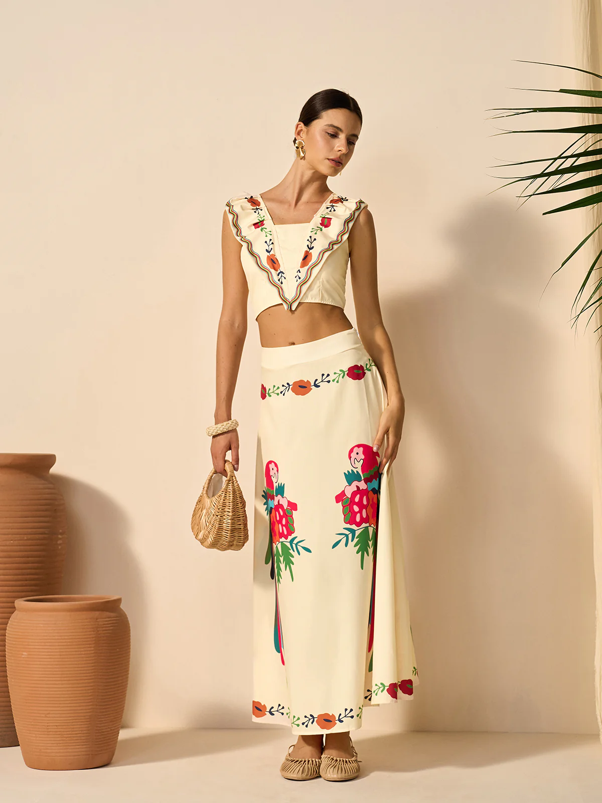 Boho Print Skirt Set - Image 2