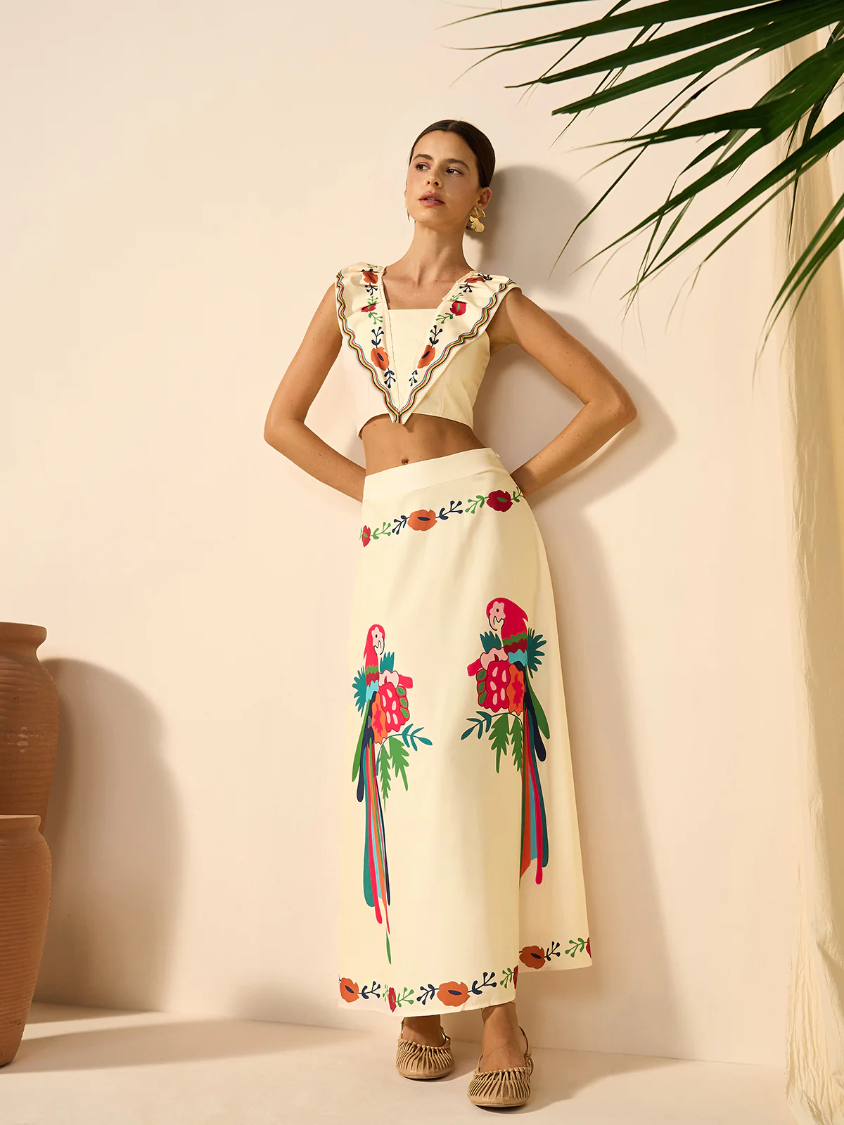 Boho Print Skirt Set - Image 3