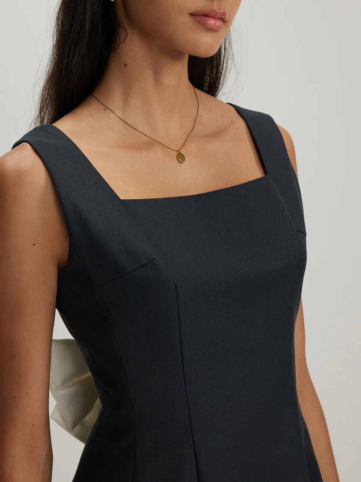 Bow Backless Tank Dress - Image 5