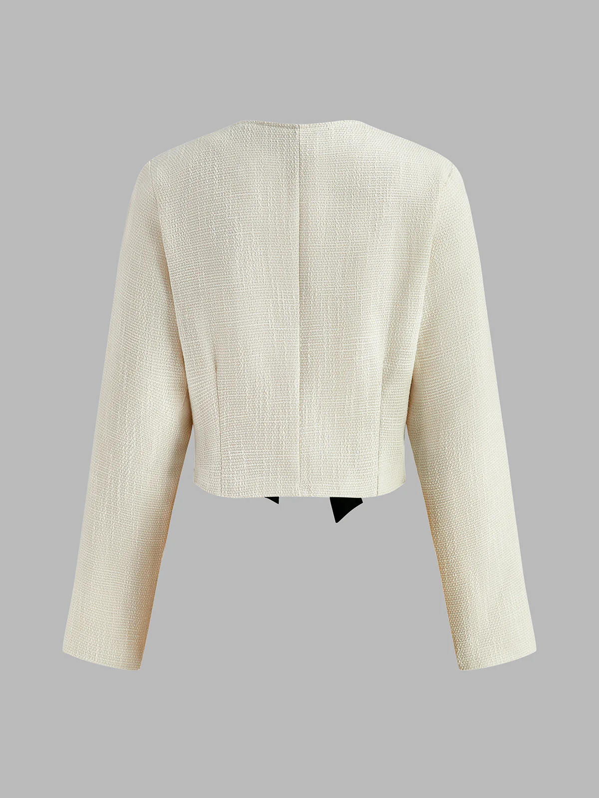 Bow Decor Short Jacket - Image 2