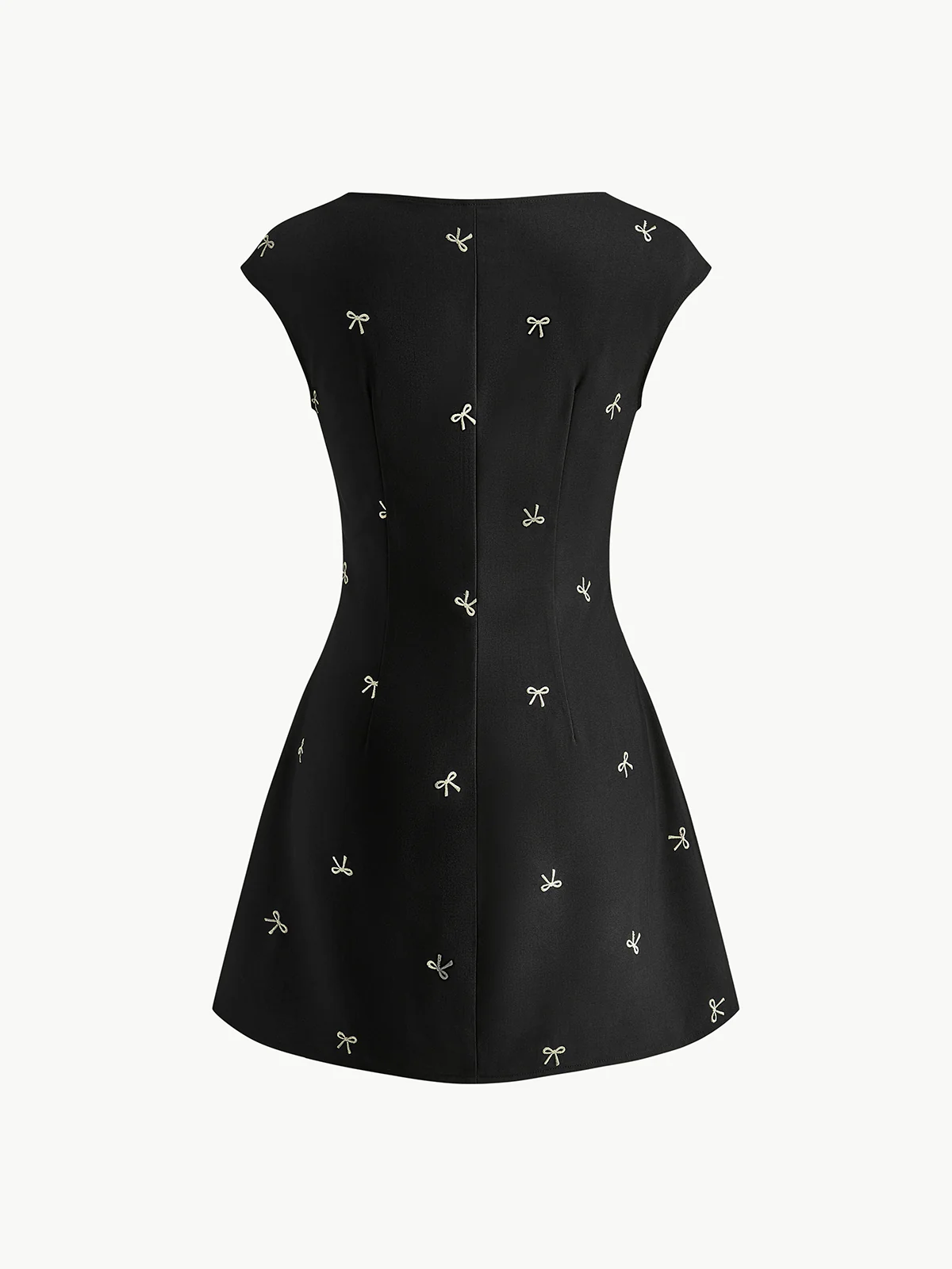 Bow Detail Breasted Tank Dress - Image 2
