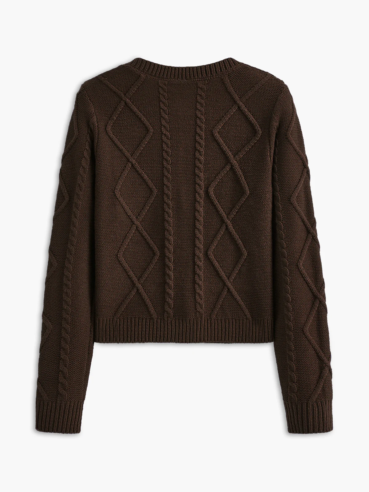 Bow Front Cable Knit Top - Image 2