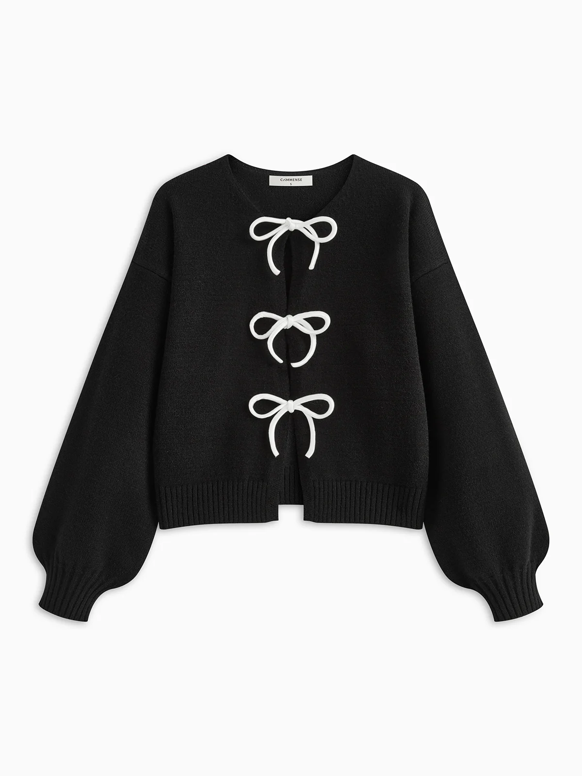 Bow Front Shift Sweater
