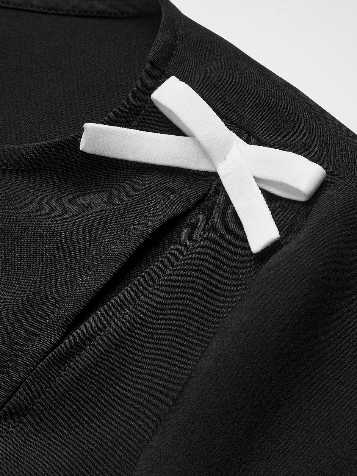 Bow Side Split Short Dress - Image 6