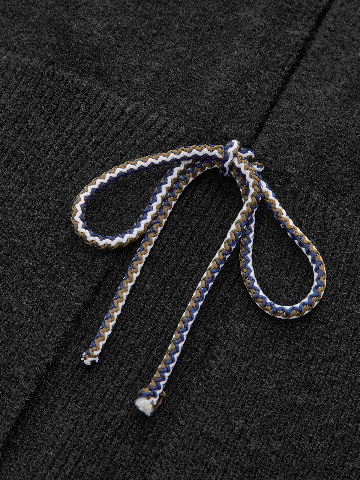 Bow Tie Balloon Sleeve Cardigan - Image 3
