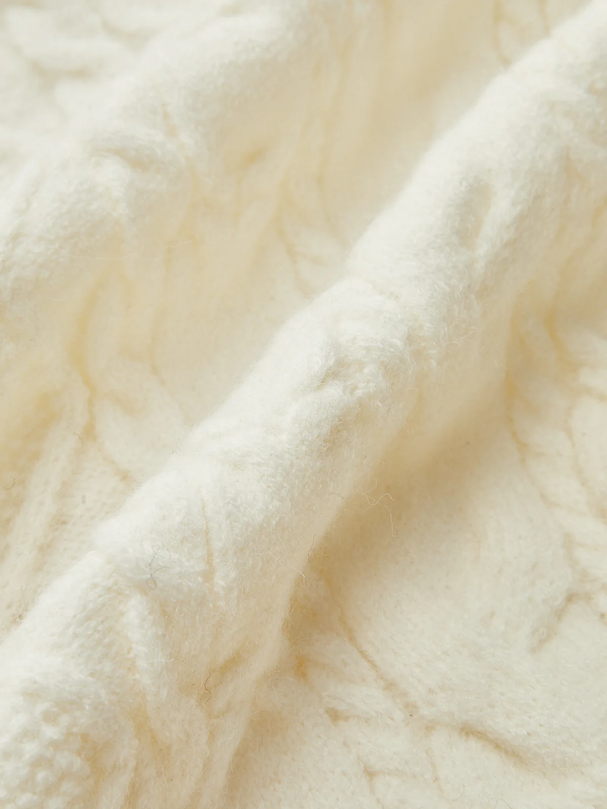 Bow Tie Cable Knit Cardigan - Image 4