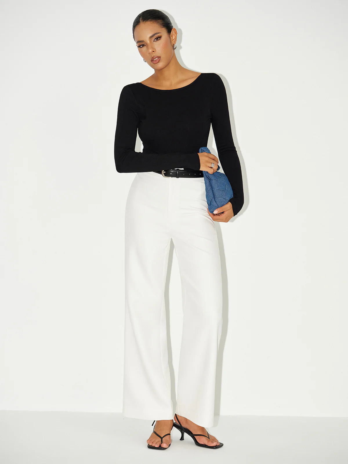 Bra-Free Long Sleeve Backless Bodysuit - Image 2
