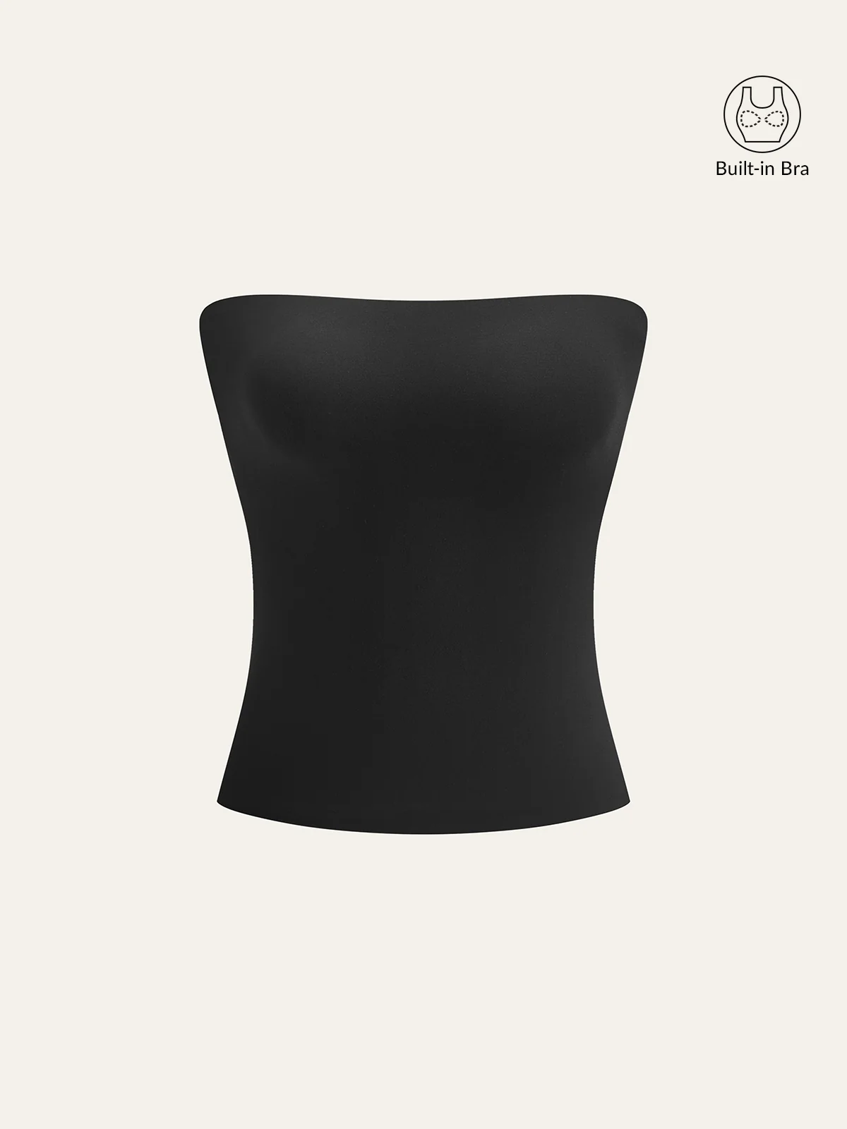 Bra-Free Fitted Strapless Top - Image 3