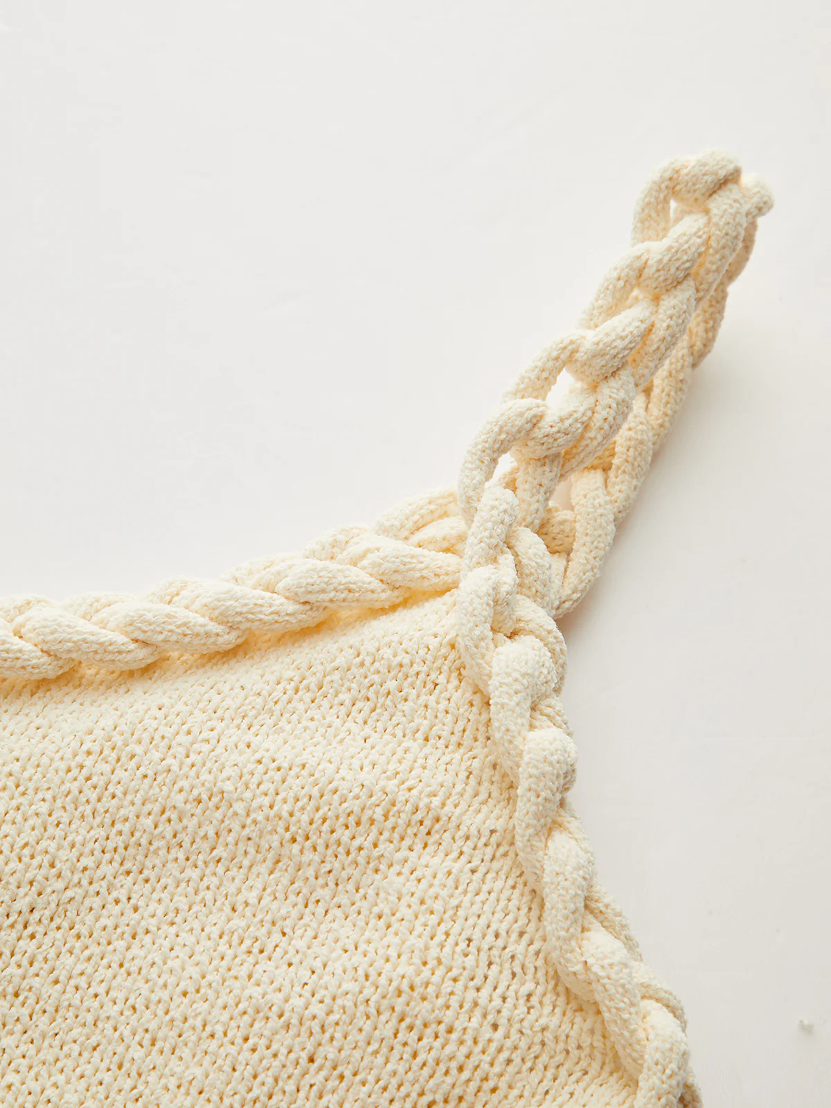 Braided Rope Strap Fringe Hem Sweater Dress - Image 5