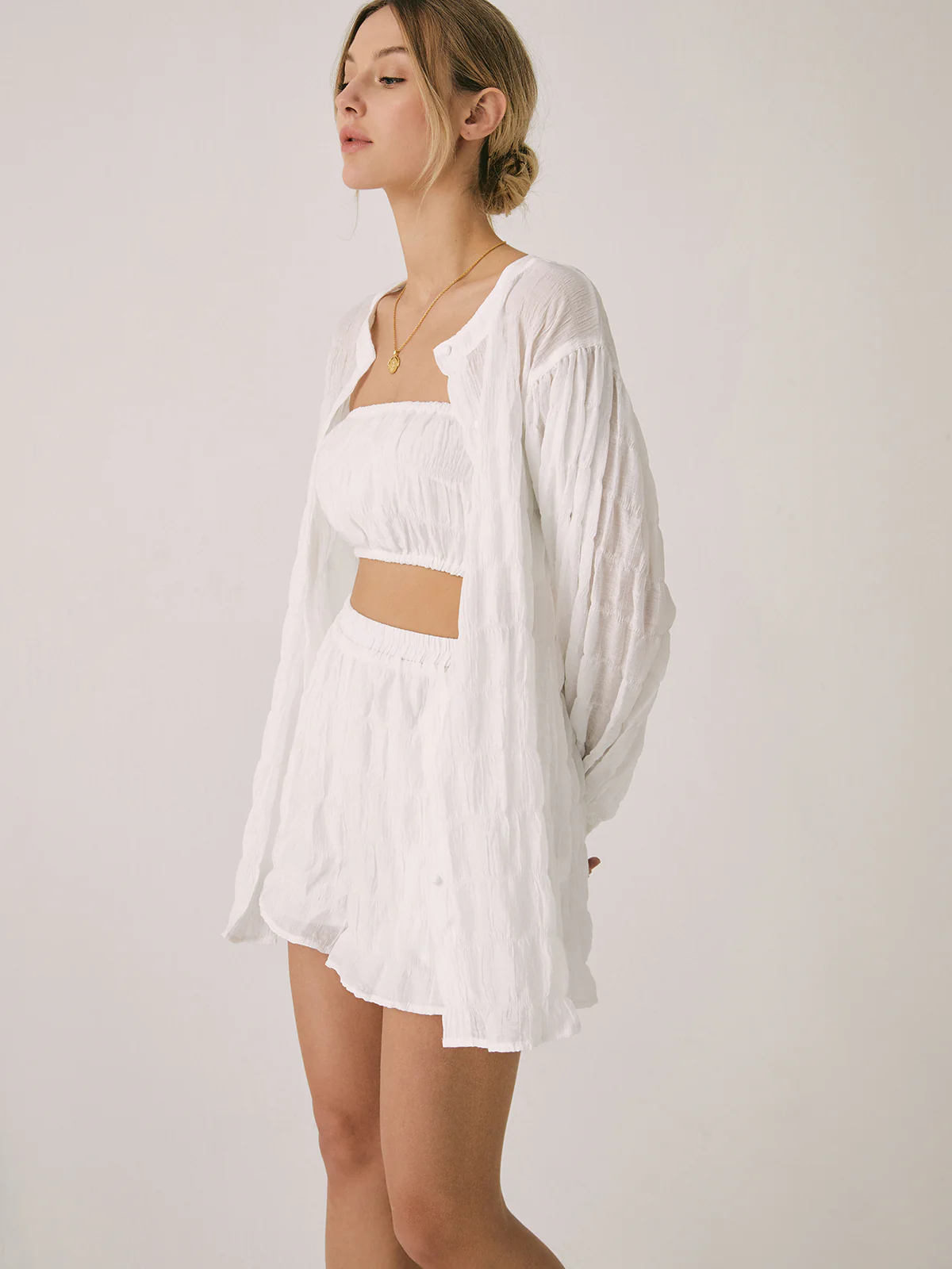 Breathable Three Piece Shorts Set - Image 4