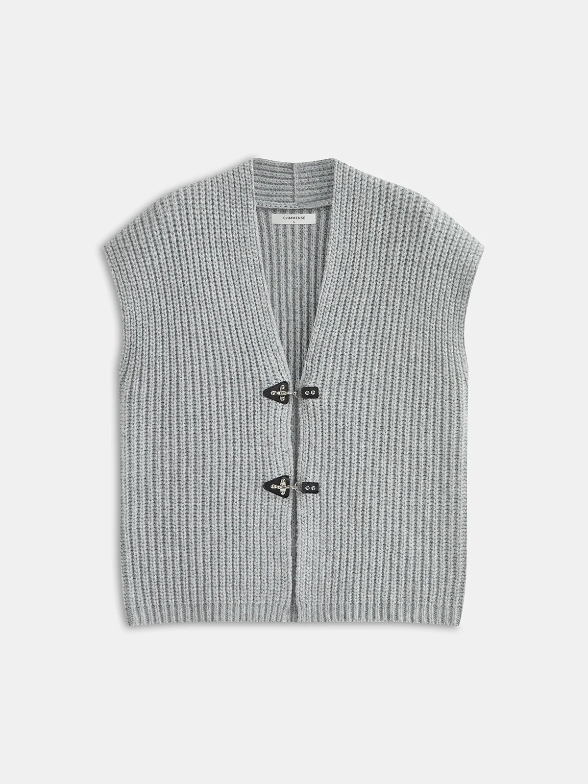 Buckle Detail Sweater Vest