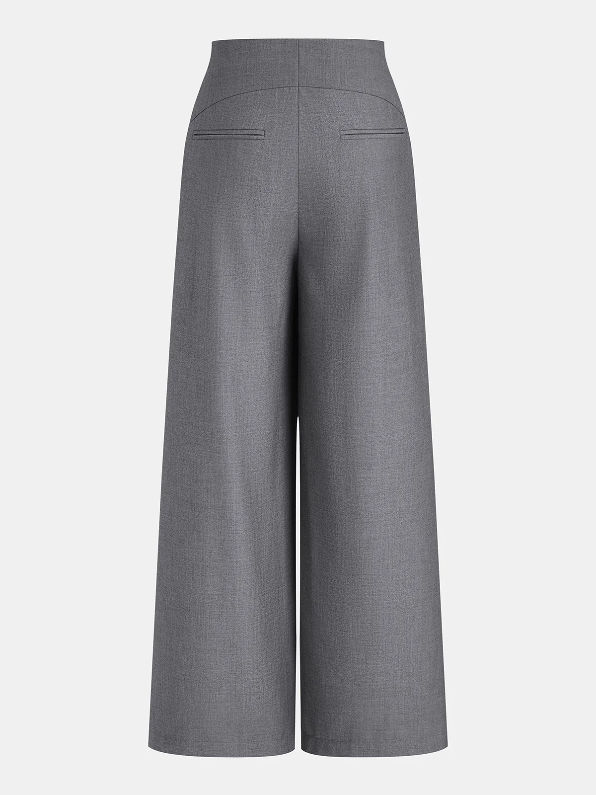 Buckle Detail Wrap Wide Leg Pants - Image 2