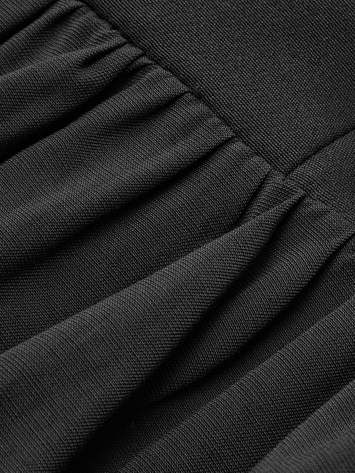 Bud Waist Pleated Panel Mini Skirt - Image 3