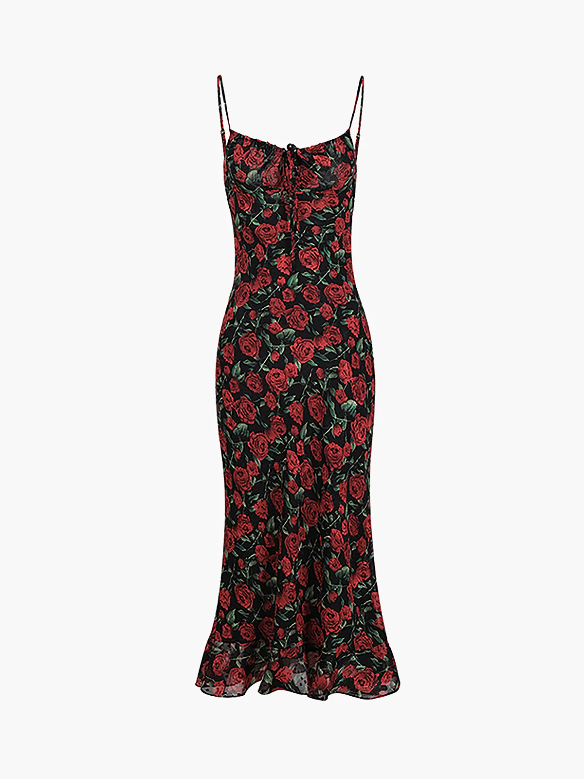 Bulgarian Roses Floral Cami Long Dress - Image 8