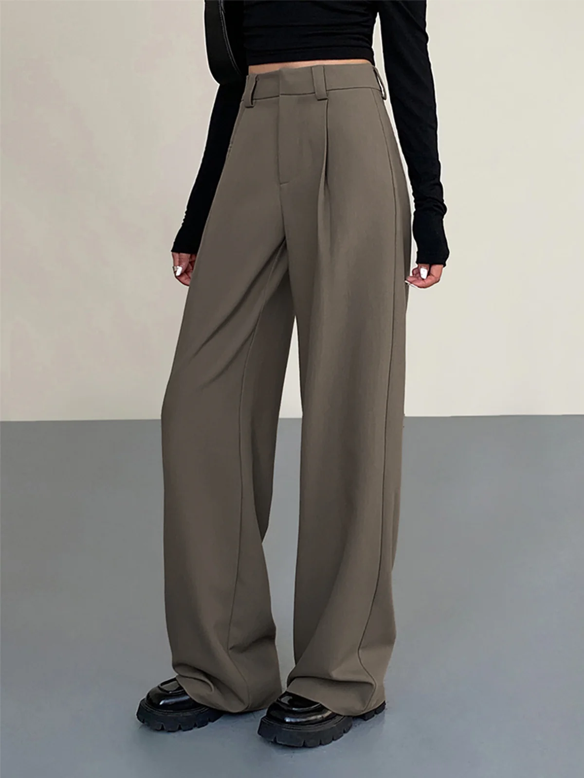 Business Casual Pleat Dress Pants - Image 2