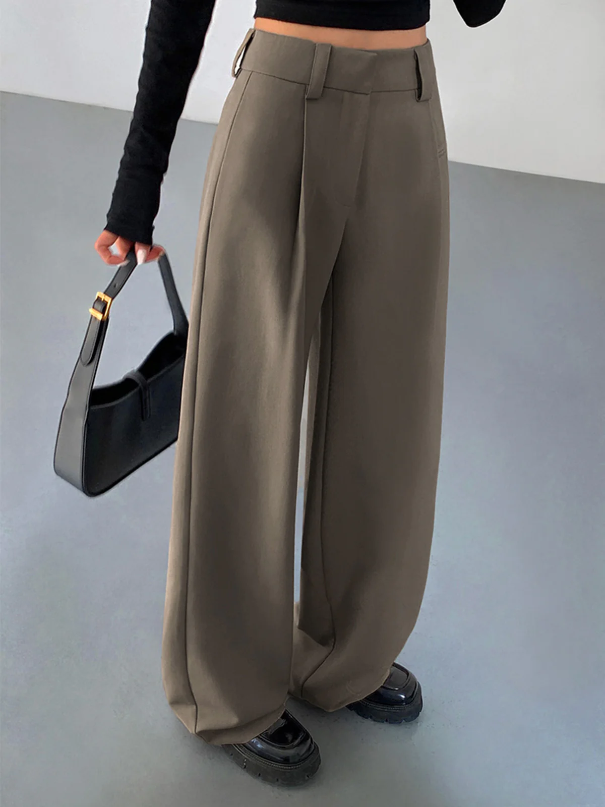 Business Casual Pleat Dress Pants - Image 5