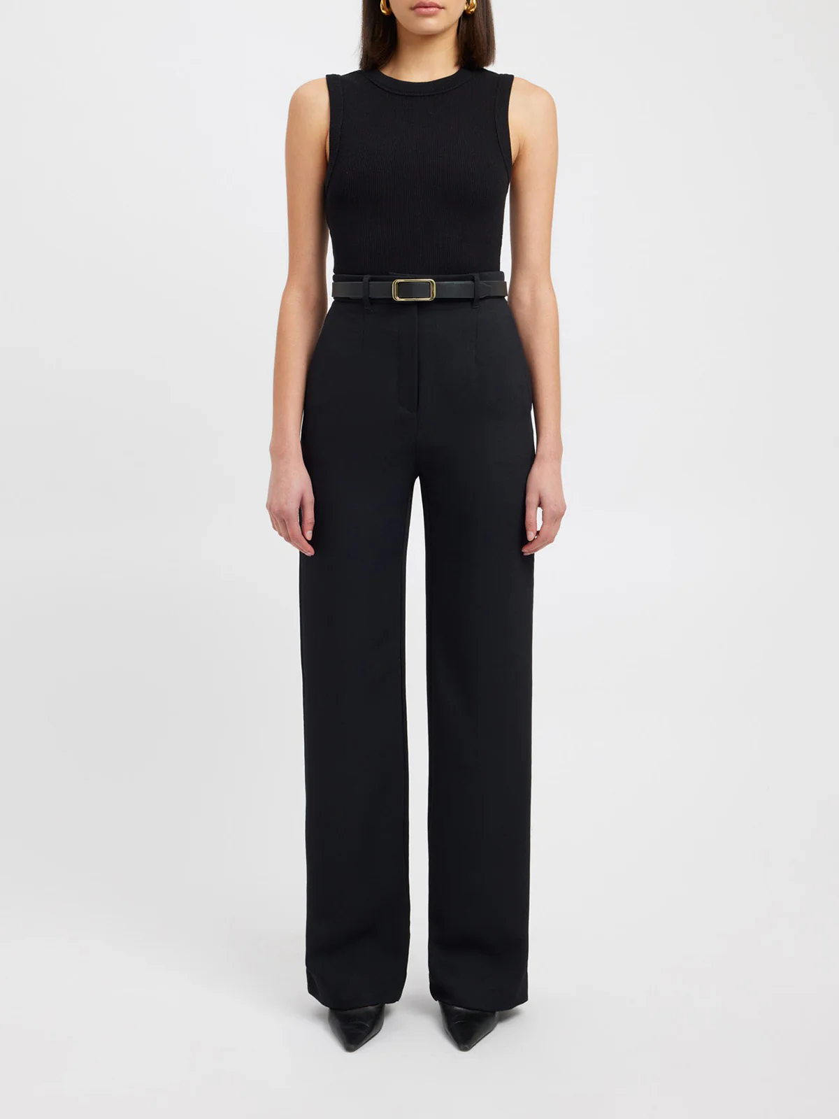 Business Casual Pockets Straight Pants - Image 3