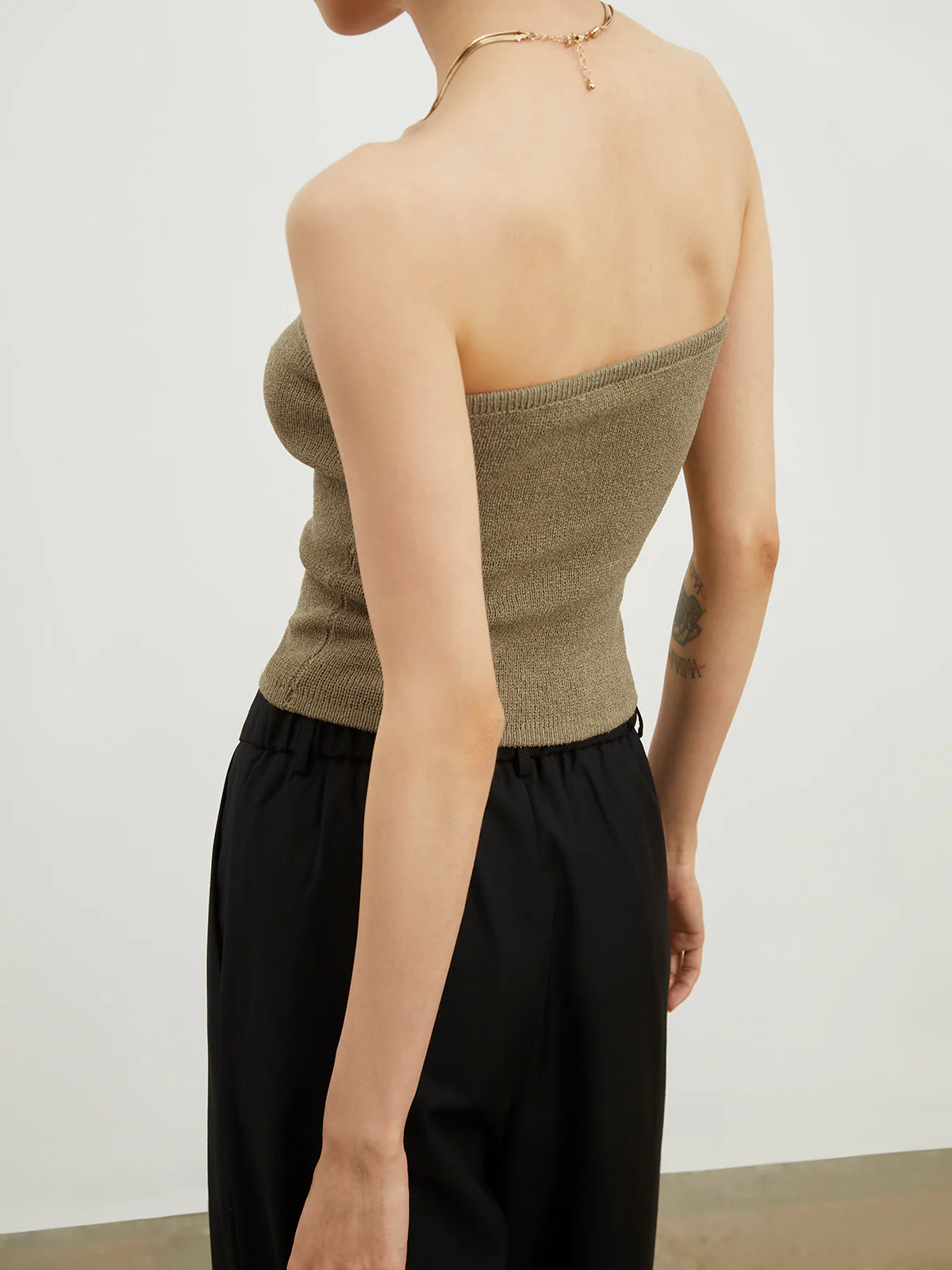 Bustier Knit Tube Top - Image 5