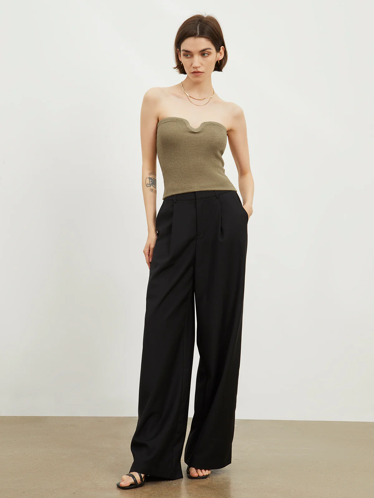 Bustier Knit Tube Top - Image 6