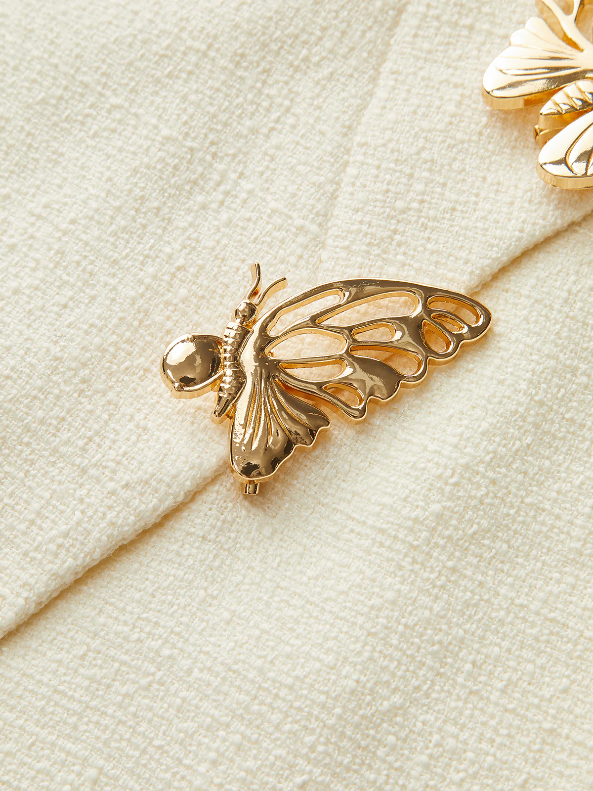 Butterfly Embellished Cap Sleeve Dress - Image 2