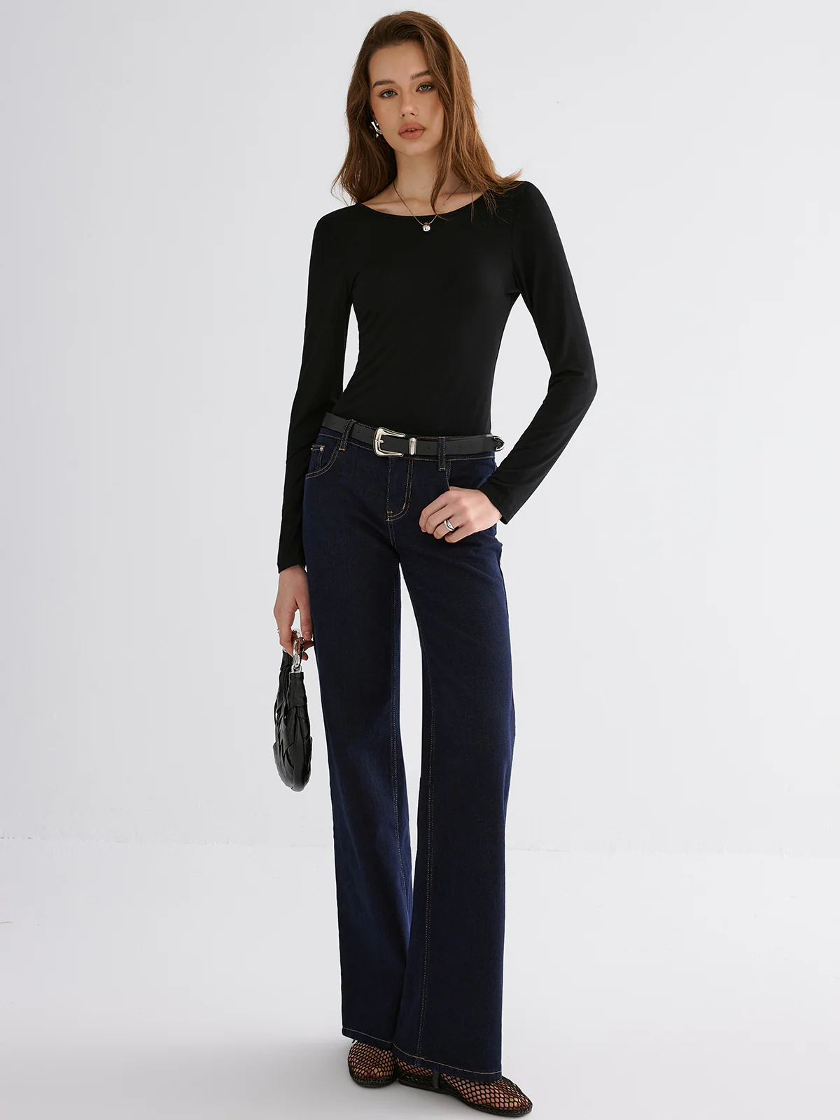 Butterfly Lace Back Long Sleeve Shirt - Image 5