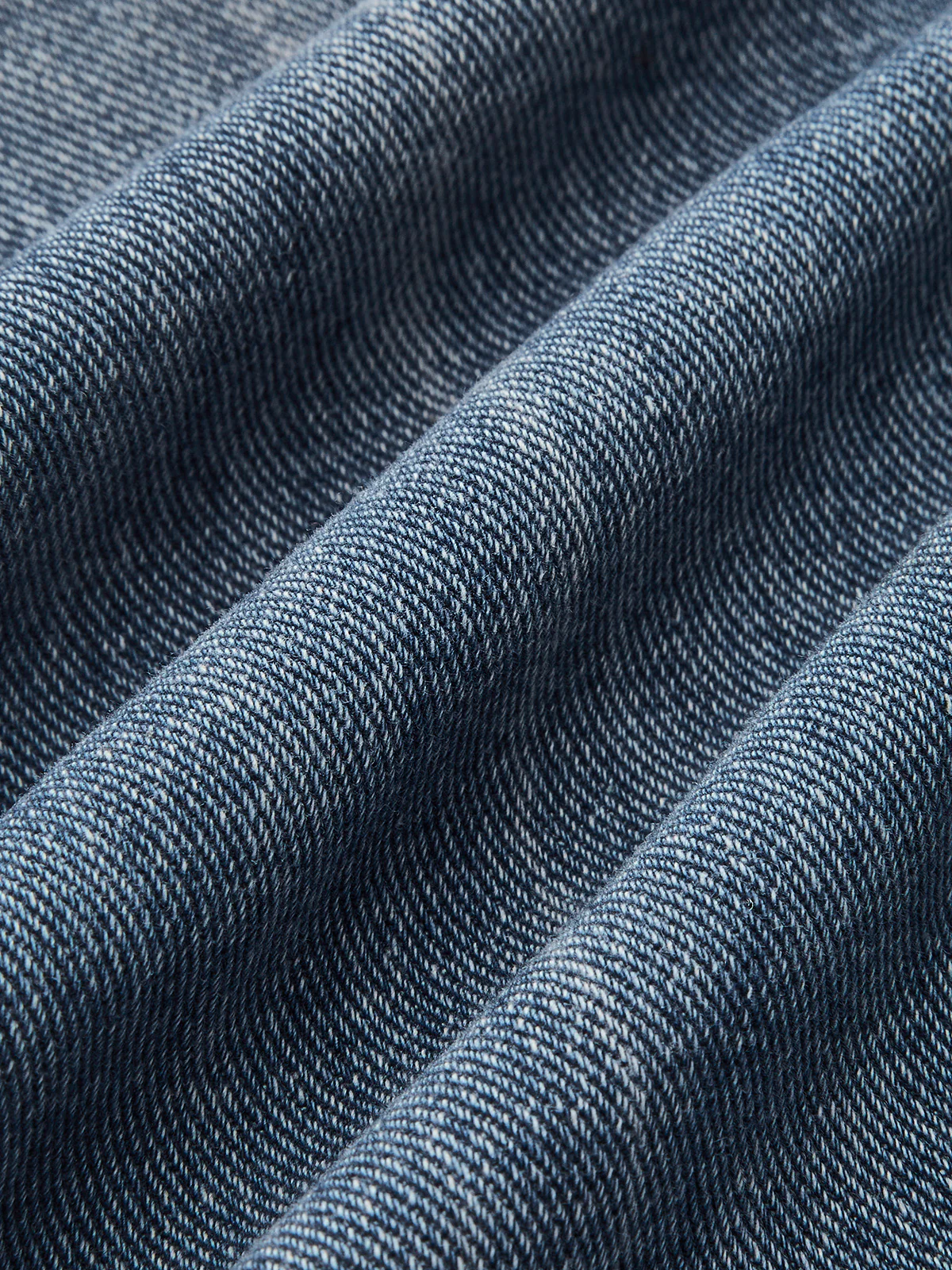 Button Detail High-Waisted Flared Denim Pants - Image 7