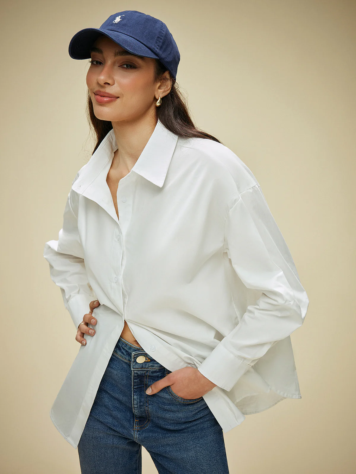 Sheer Button-Down Shirt - Image 3