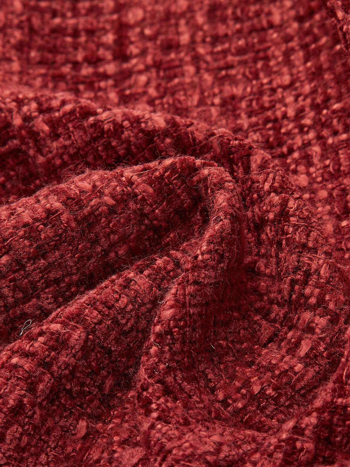 Button Down Slit Tweed Blazer - Image 11