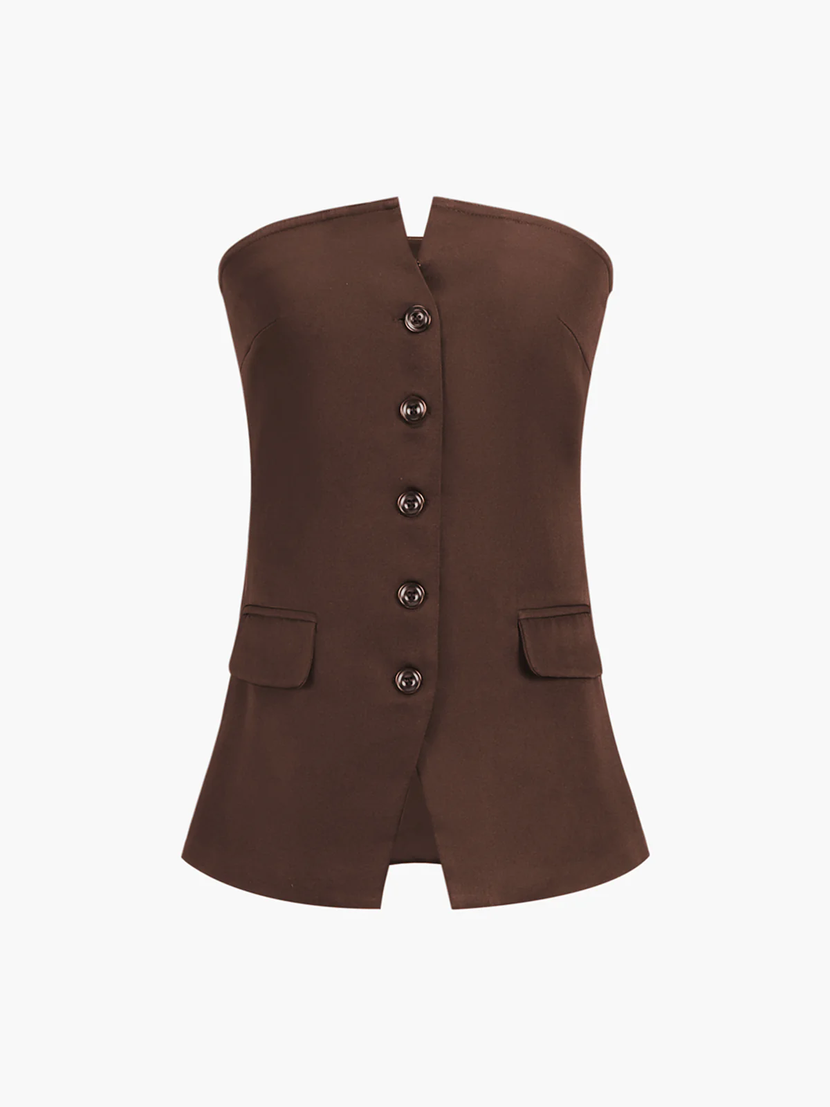 Button Down Tube Top - Image 6