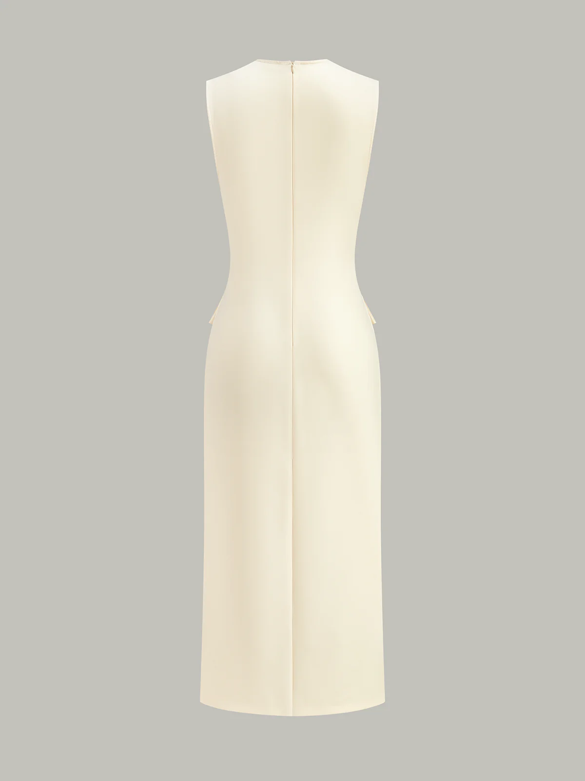 Button-Front Belted Maxi Dress - Image 6