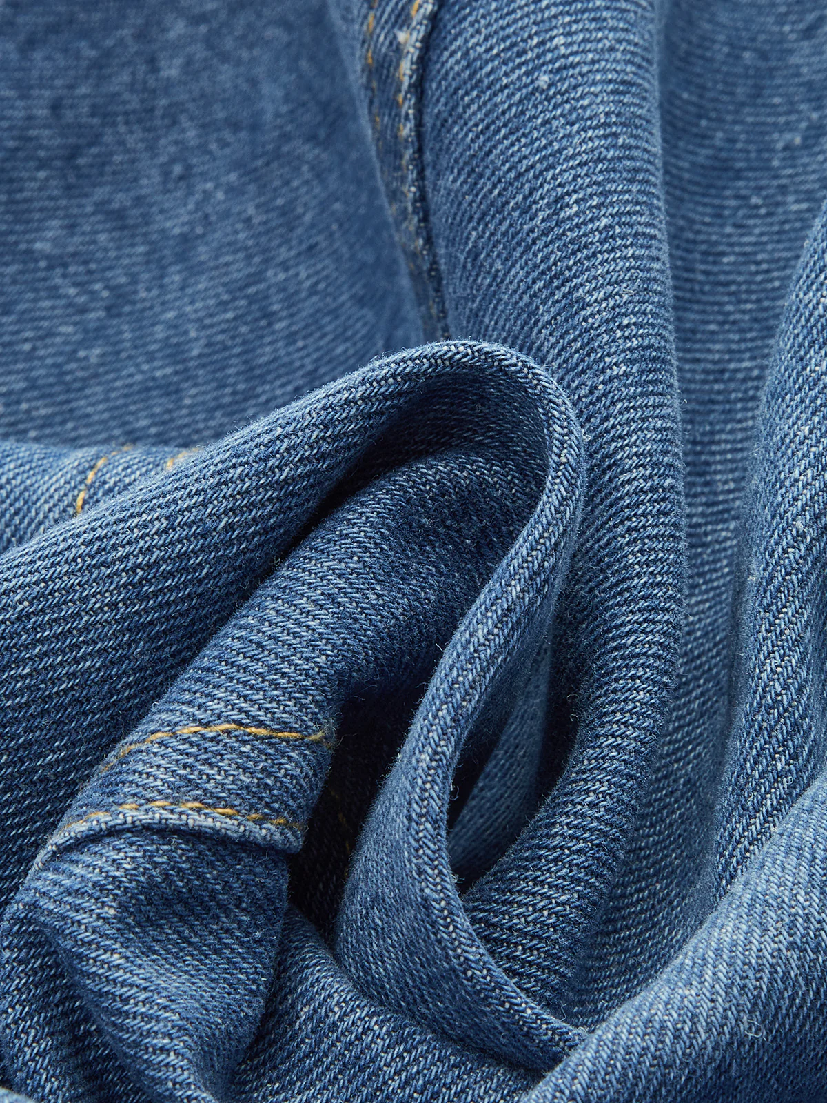 Button-Front Denim Vest - Image 5