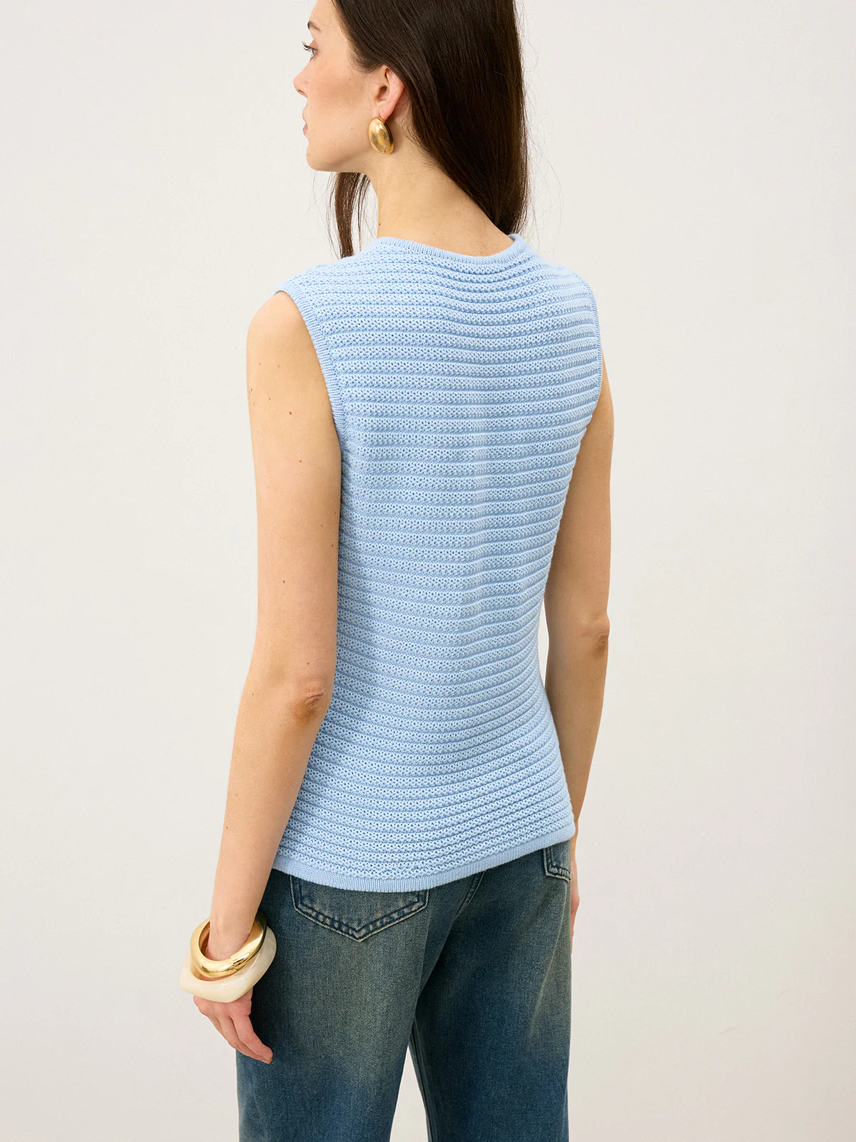 Button-Front Knit Vest - Image 4