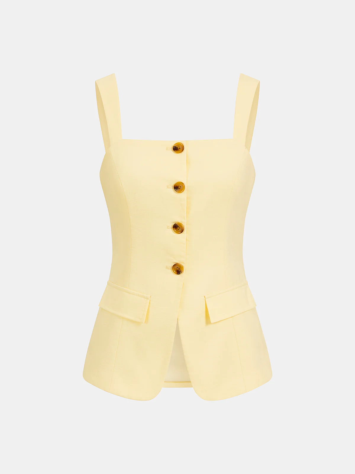Button-Front Strappy Top & Mini Skirt Set - Image 3