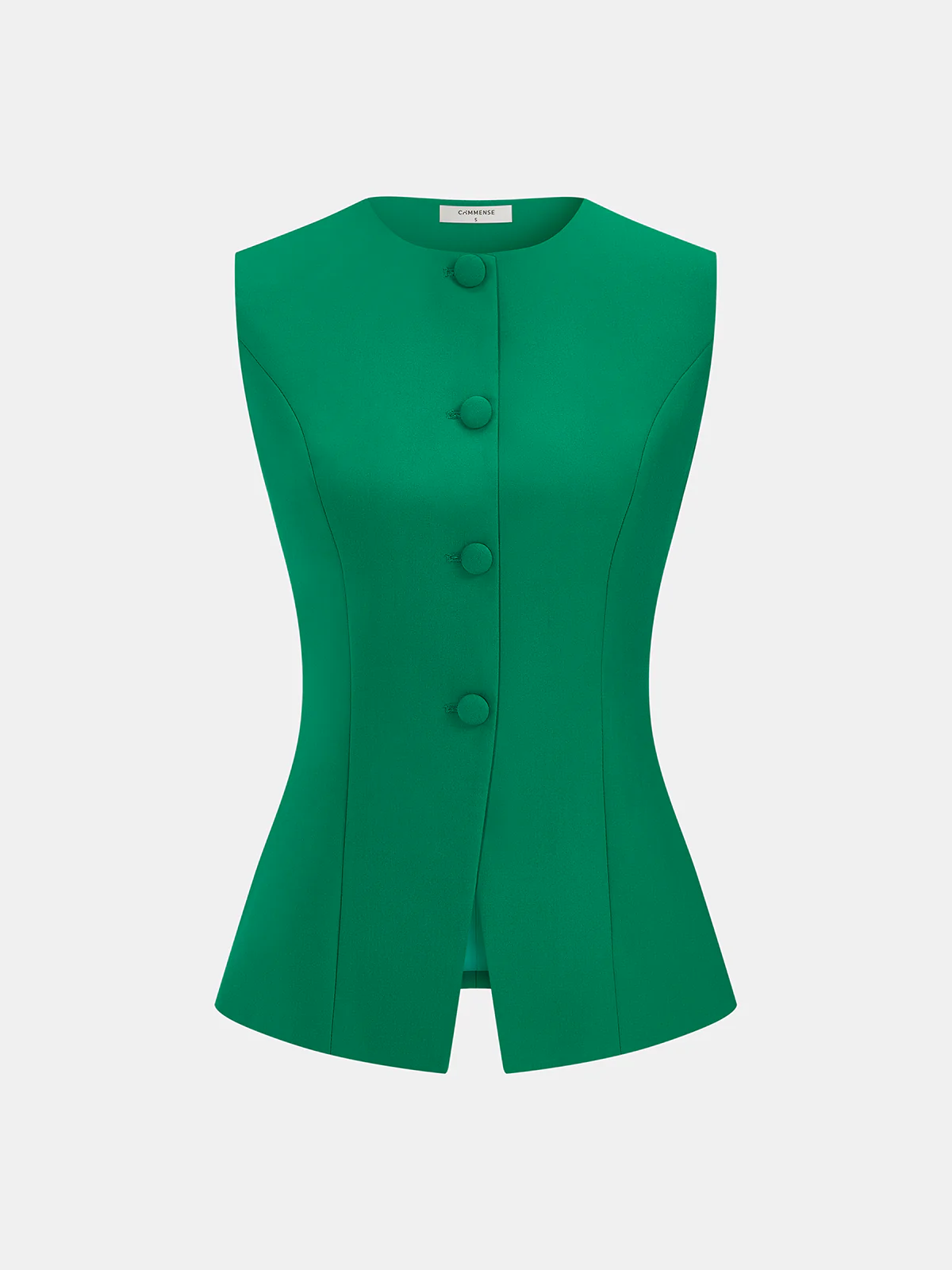 Button Front Tailored Vest & Skort Set - Image 3