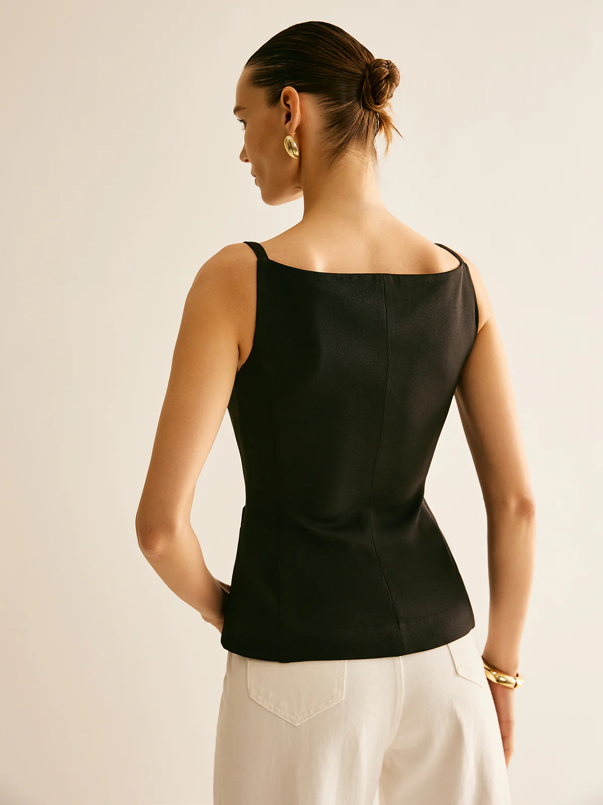 Button Split Cami Vest - Image 6