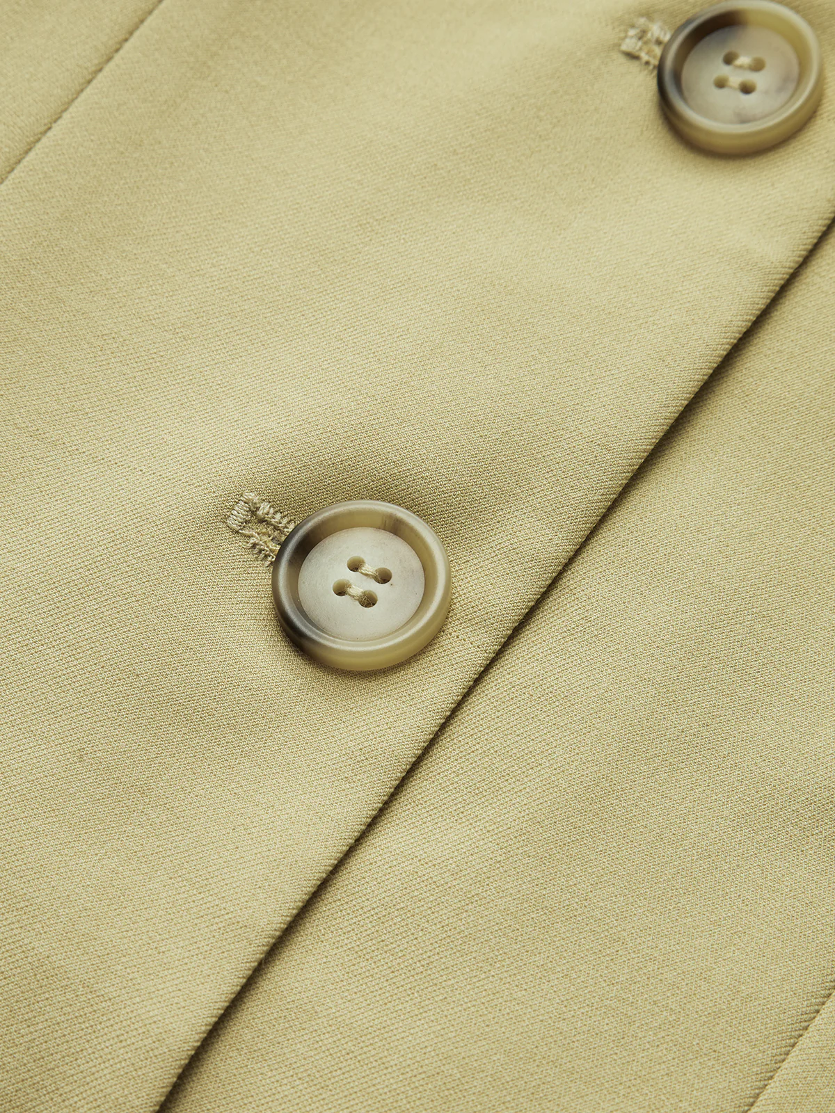Woolen Button Split Pleated Vest - Image 7
