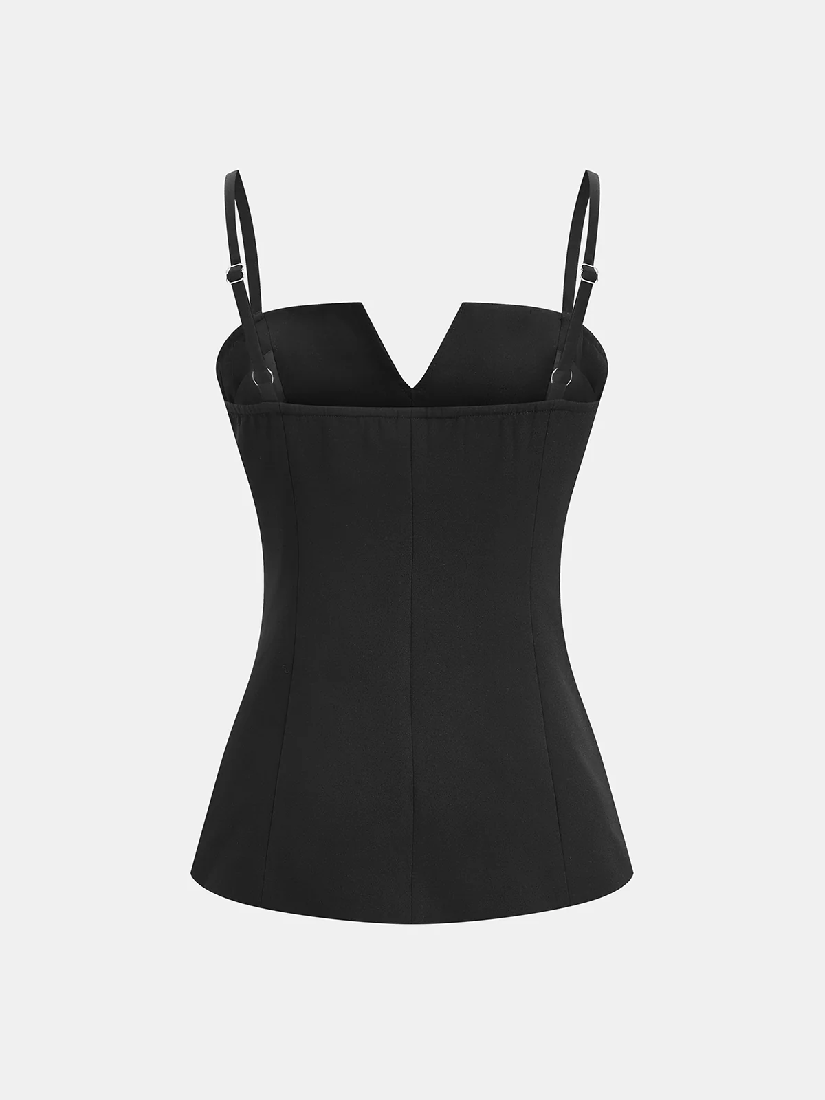 Buttoned Cami Top & Wide Leg Pants Set - Image 3