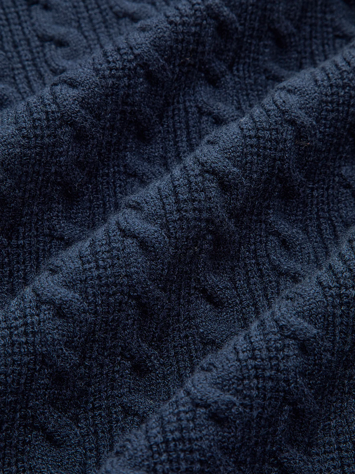 Cable-Knit Button Panel Cardigan - Image 4