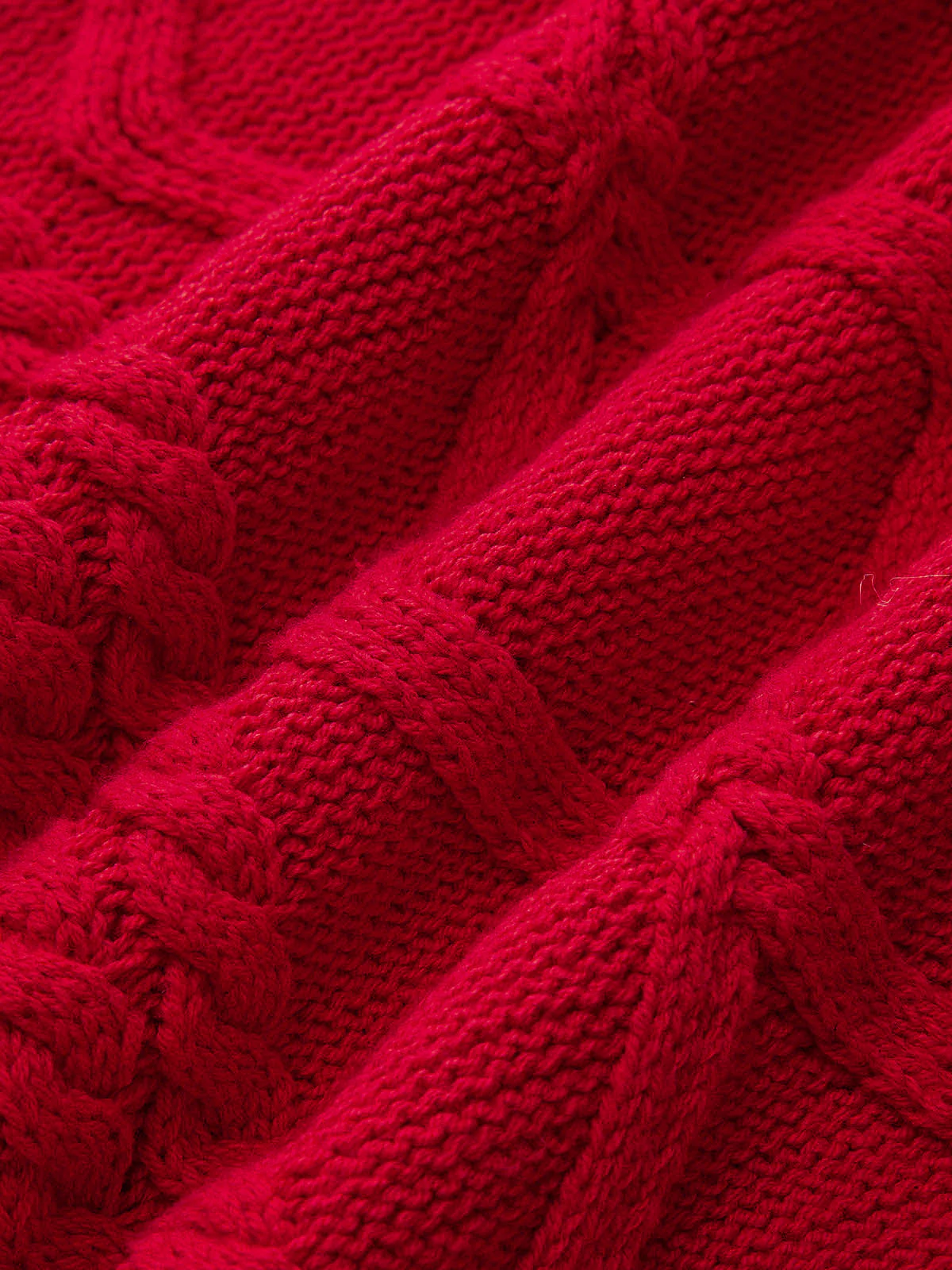 Cable-Knit Crew Neck Sweater - Image 3